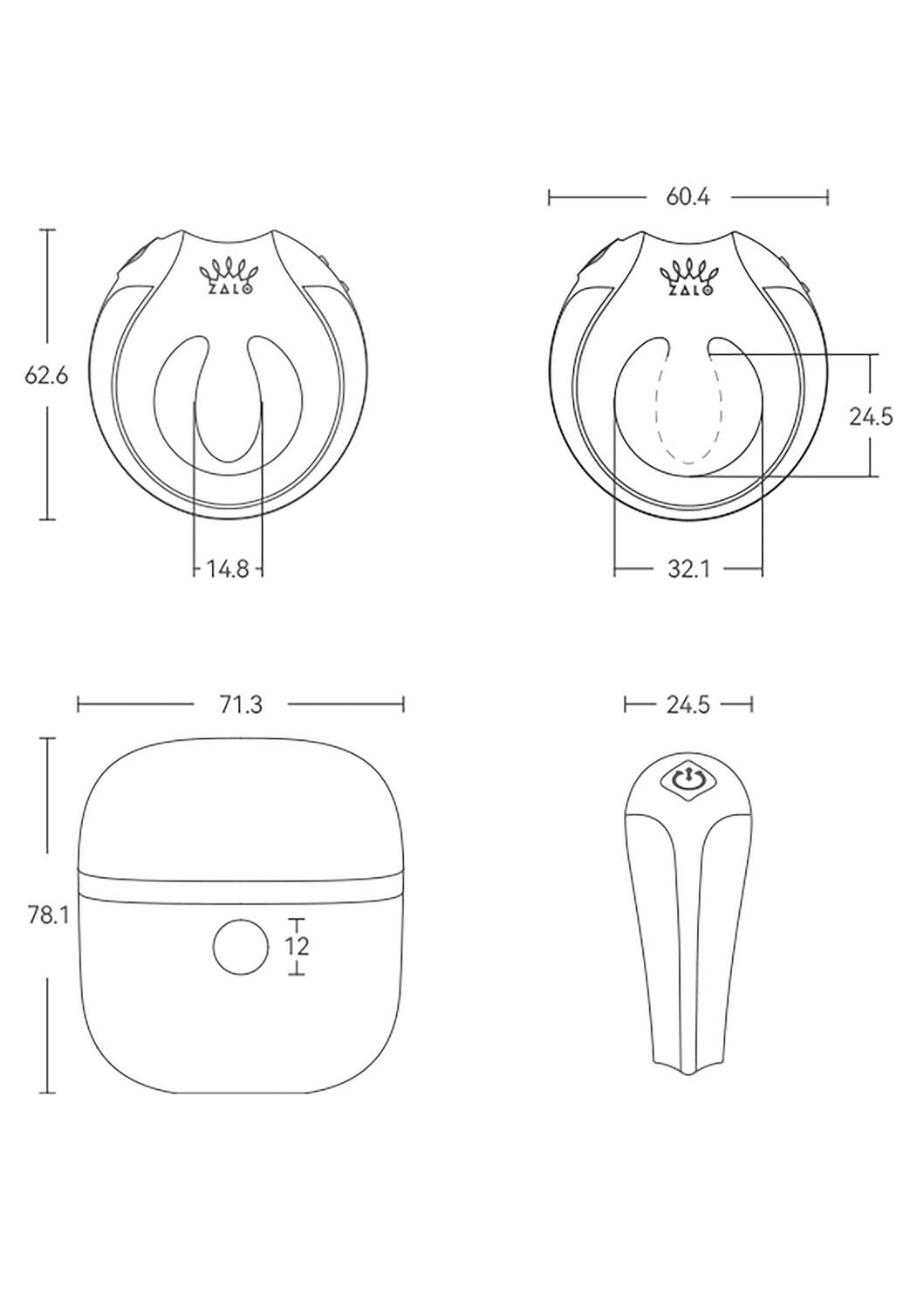 ZALO APIS Couples Ring